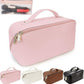 High End Retro-Paid Leather Travel Cosmetics Pouch