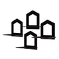Set of 4 Decorative Wall Shelves Multiple Designs