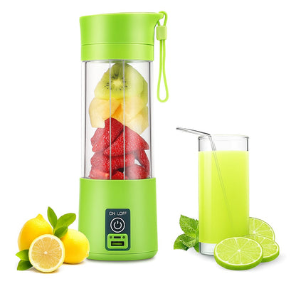 Mini USB Juicer Blender 6-Blade Rechargeable Portable Smoothie Maker