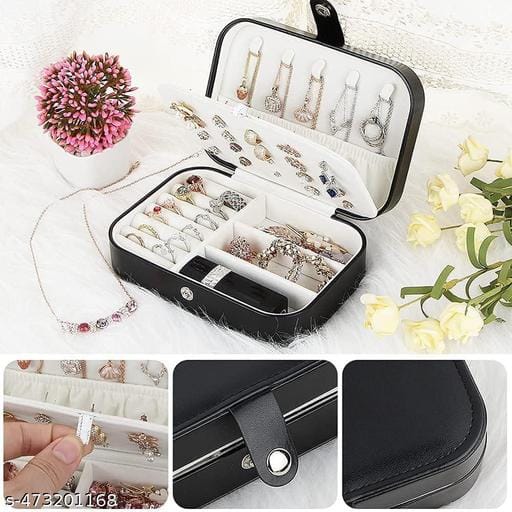 2-Layer Luxury Travel Jewelry Organizer