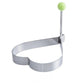 4-Piece Stainless Steel Egg & Pancake Mold Set