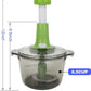Multifunction Hand Push Chopper With 3 Blades