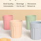 PP Multicolor Unbreakable Glass Set – 4 Pcs