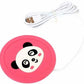 Cartoon Silicone Electric Insulation Coaster USB Warmer