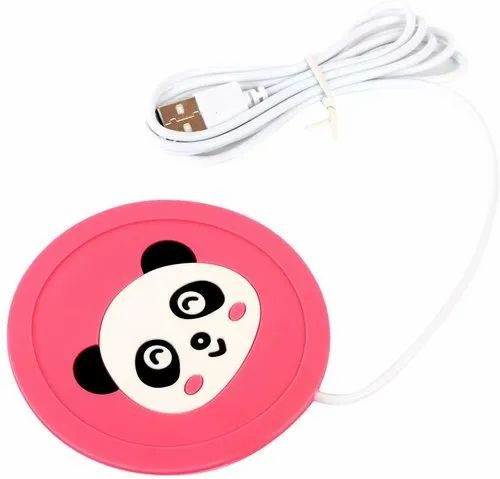 Cartoon Silicone Electric Insulation Coaster USB Warmer