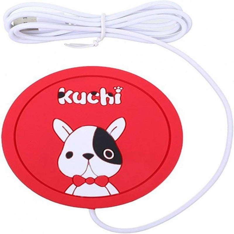 Cartoon Silicone Electric Insulation Coaster USB Warmer