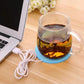 Cartoon Silicone Electric Insulation Coaster USB Warmer