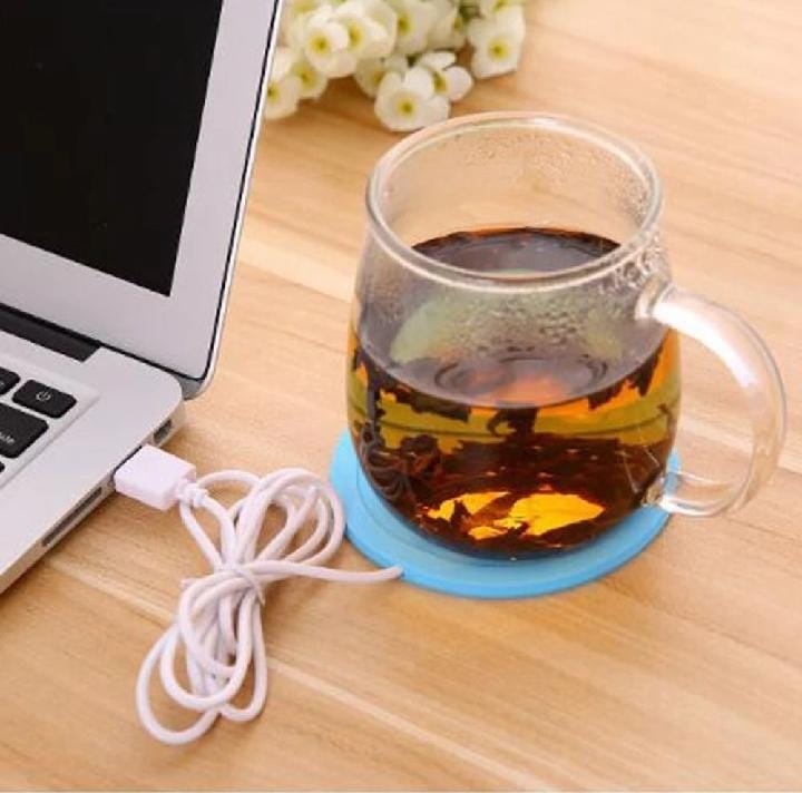 Cartoon Silicone Electric Insulation Coaster USB Warmer