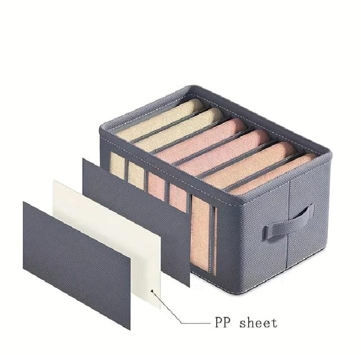 3-in-1 Foldable Clothes Organizer Box