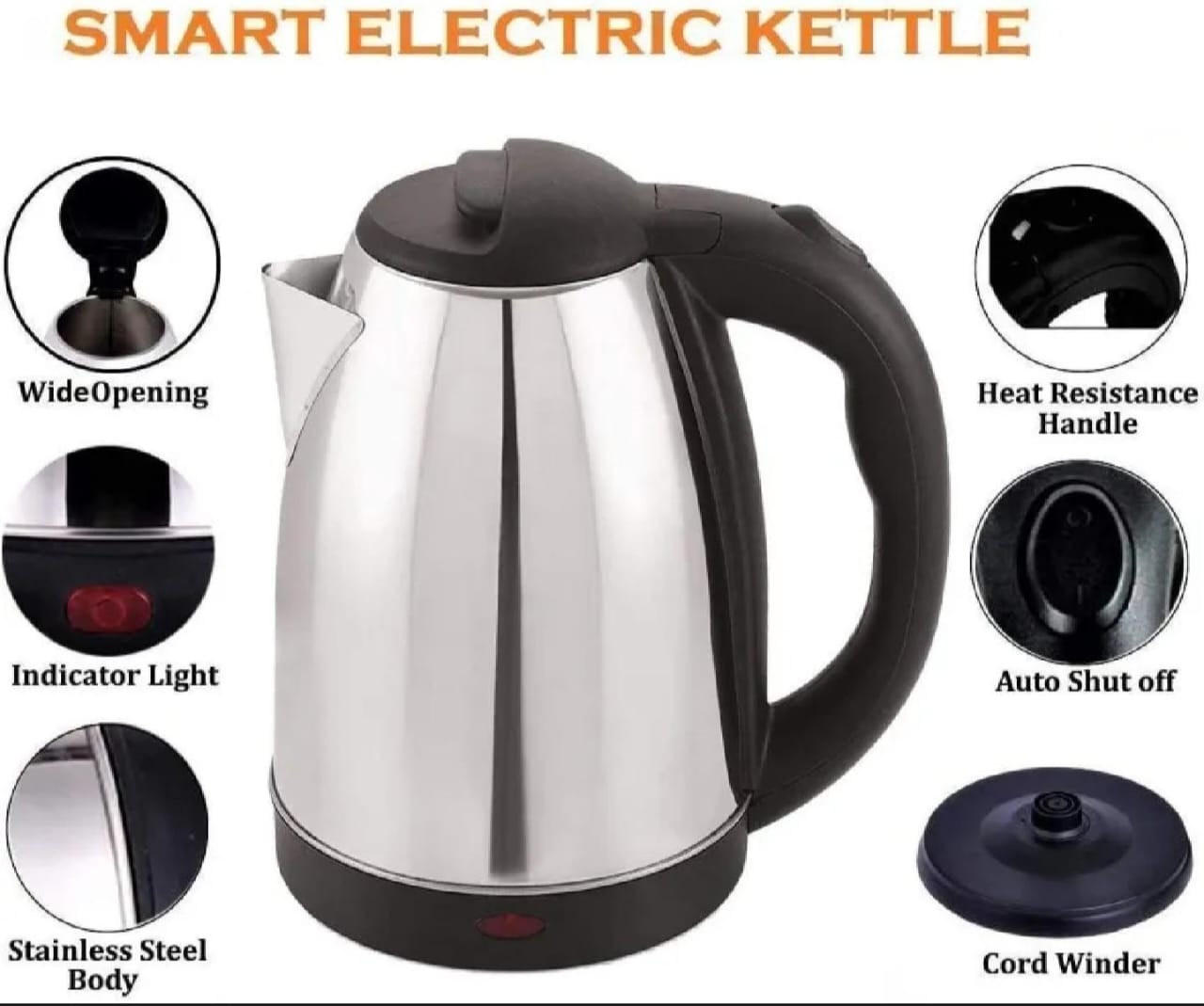 Electric Stainless Steel Kettle