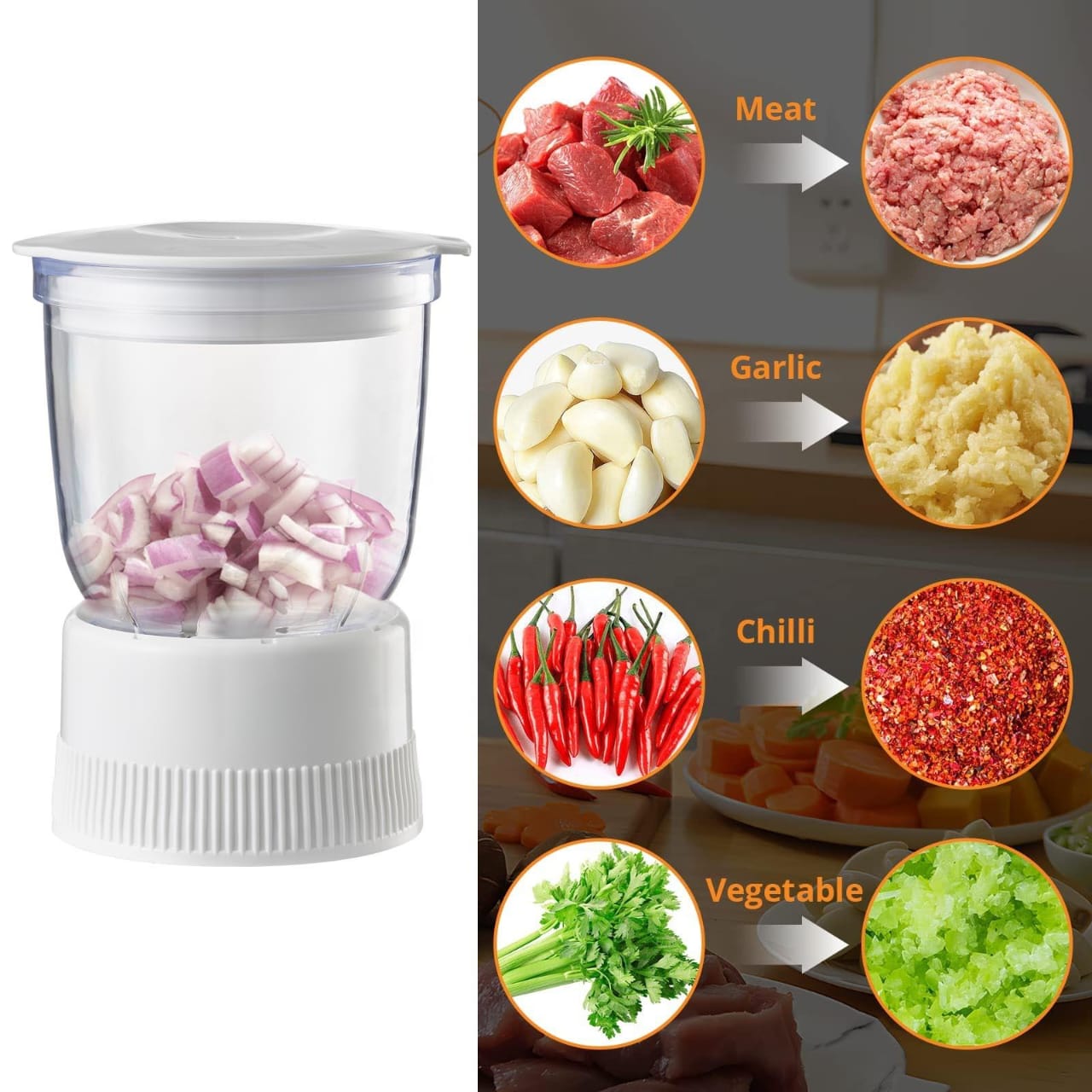 HomePride 3 in 1 Table Electric Blender & Grinder With 2.5 Year Warranty