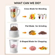 HomePride 3 in 1 Table Electric Blender & Grinder With 2.5 Year Warranty