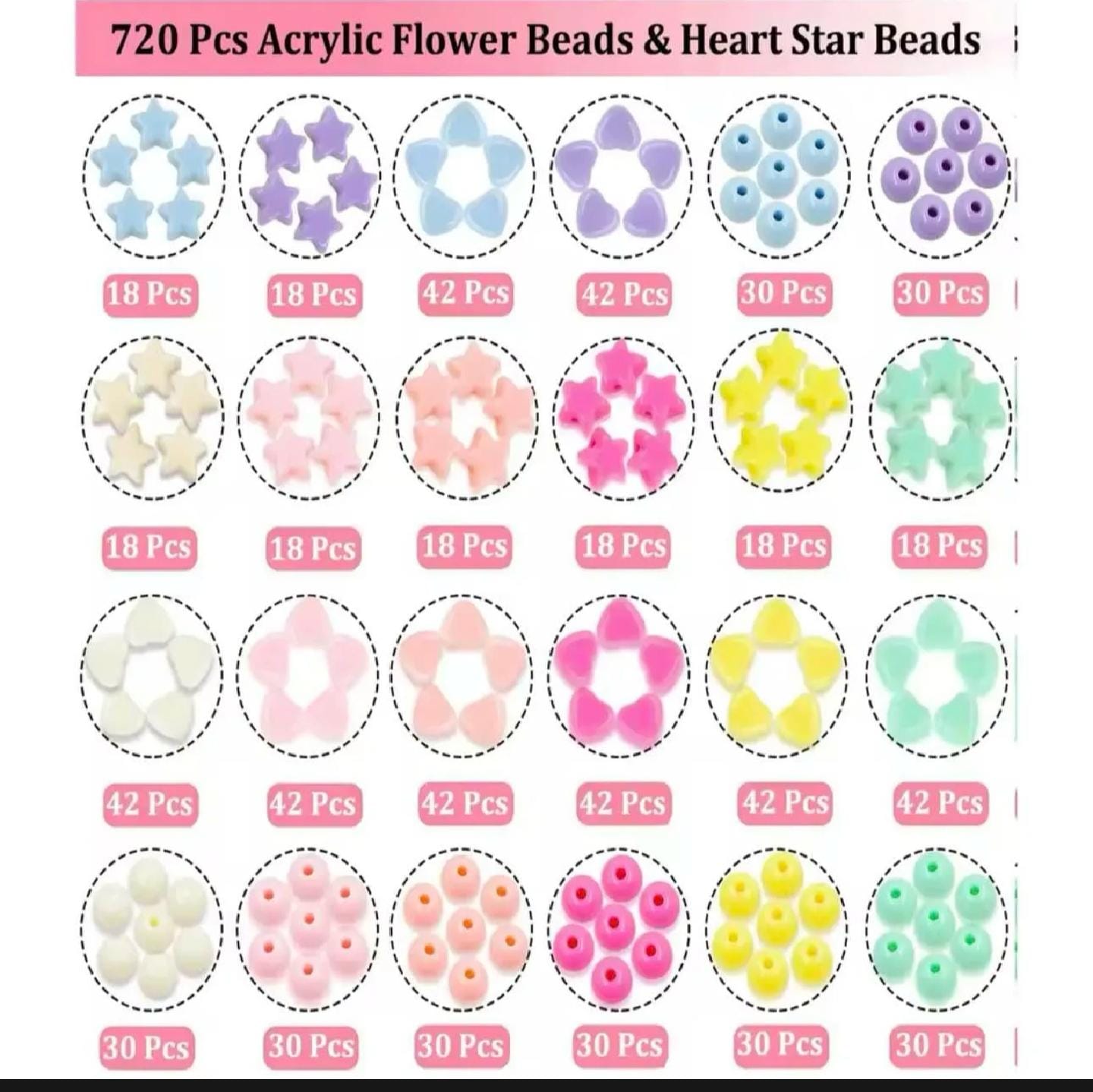 DIY Acrylic Beads Jewelry Kit