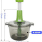 4 Blades Push Chopper with Stainless Steel Bowl