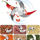 4 Blades Push Chopper with Stainless Steel Bowl