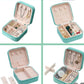 Portable PU Leather Jewelry Organizer Box