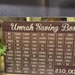 Umrah Saving Wooden Box