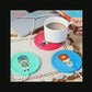 Cartoon Silicone Electric Insulation Coaster USB Warmer