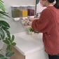 Wall Mounted Punch Free Rice And Cereal Dispenser