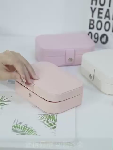2-Layer Luxury Travel Jewelry Organizer