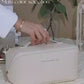 High End Retro-Paid Leather Travel Cosmetics Pouch