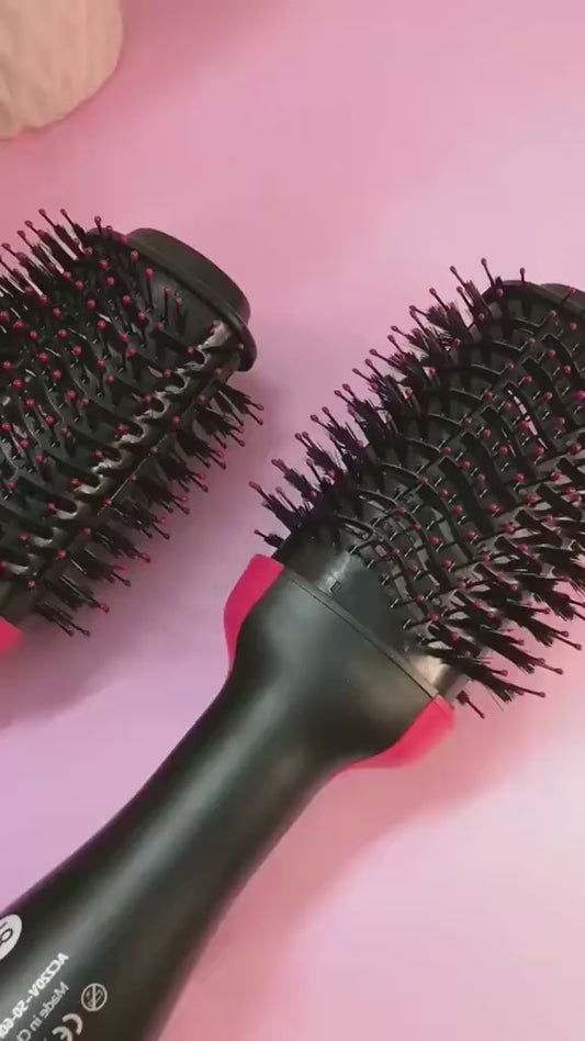 Electric Hot Air Brush Straightener and Dryer