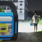 3in1 Solar Rechargeable Handy Lamp with 3 Modes Light and Builtin PowerBank