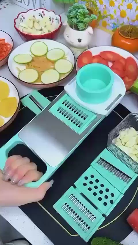 5 In 1 Vegetable Slicer & Grater